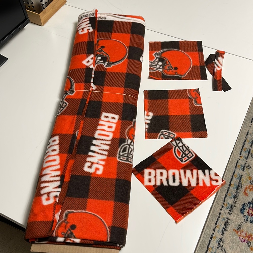 Cleveland Browns Fleece Fabric